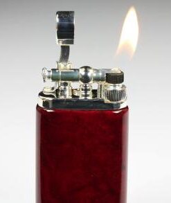 Oldboy Silverplated Bruyereholz Dunkelrot