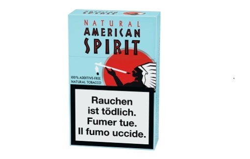 American Spirit Blau Box