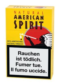 American Spirit Gelb Box