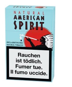 American Spirit Blau Box