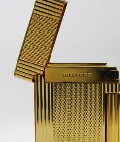 Double Goldplated Kornguilloche Längsstreifen