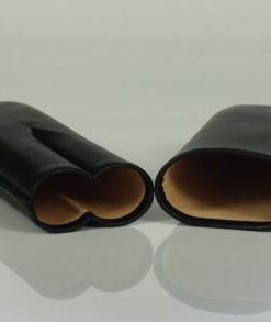 Cigarrenetui 2-er Robusto antik schwarz