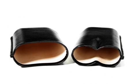 Cigarrenetui 2-er Short Gigante schwarz
