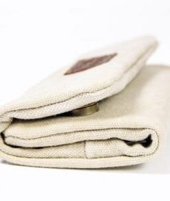 Feinschnittbeutel Stoff beige