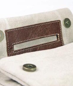 Feinschnittbeutel Stoff beige