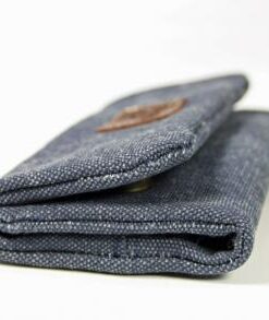 Feinschnittbeutel Stoff blau