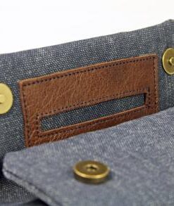 Feinschnittbeutel Stoff blau