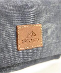 Feinschnittbeutel Stoff blau