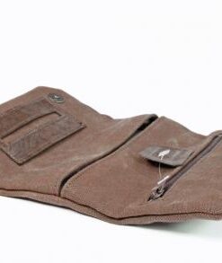 Feinschnittbeutel Stoff braun