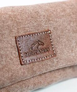 Feinschnittbeutel Stoff braun