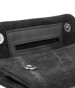 Feinschnittbeutel Stoff schwarz