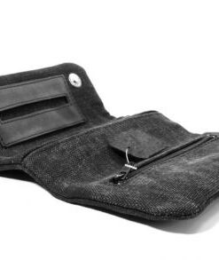 Feinschnittbeutel Stoff schwarz