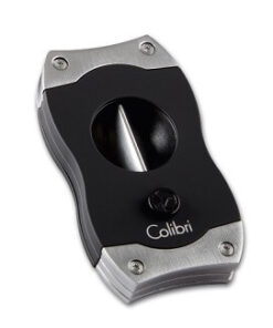 Cigarrenabschneider COLIBRI V-Cut schwarz/chrom 23mm Durchmesser