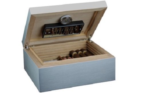 Adorini Humidor Aluminium medium - Deluxe