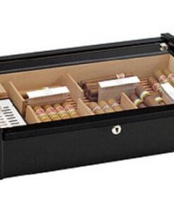 Adorini Humidor Vega Schwarz Deluxe Glas Humidor 2