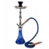 Wasserpfeife Al Mani blau/weiß 65cm 1 Anschluss