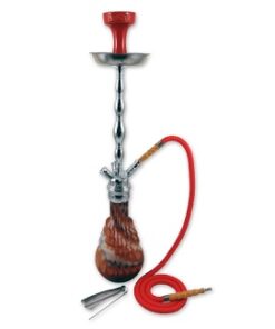 Wasserpfeife rot ca 80cm 4 Anschlüsse 1 Schlauch