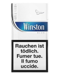 Winston Superslims Blue Box