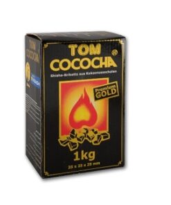 Wasserpfeifenkohle Kokosnuss TOM Cococha Gold 1 kg