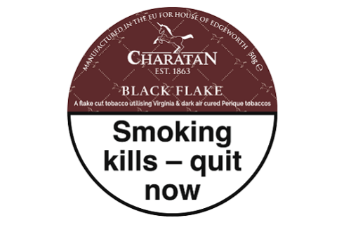 Charatan Black Flake