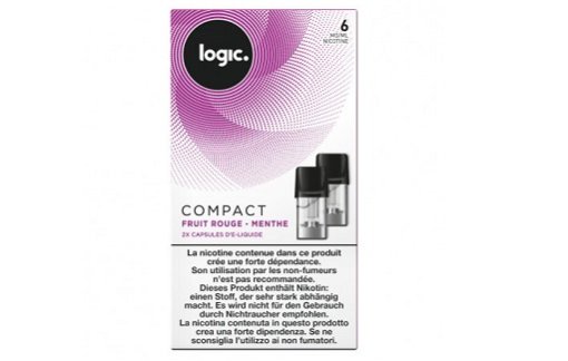 Logic Compact Refill Pack Berry Mint 6mg