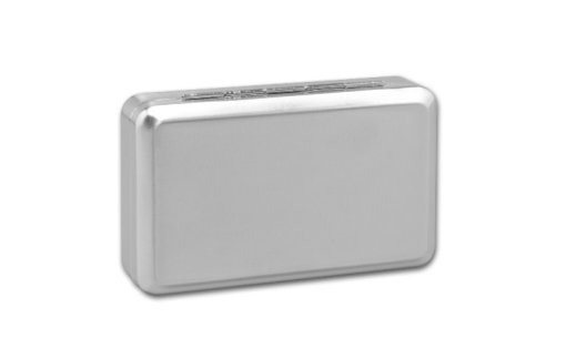 Tabakdose Nickel matt 11 x 7 x 3 cm