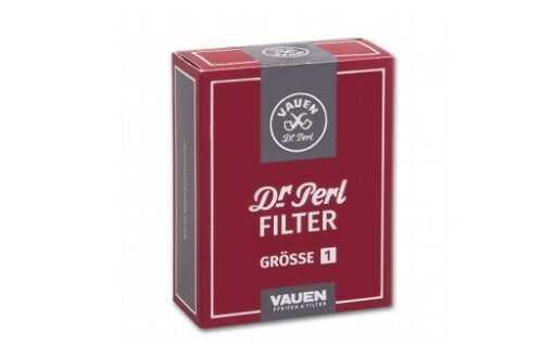 Pfeifenfilter VAUEN Dr Perl Nr 1 Papier rot 40 Stück