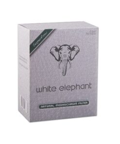 Pfeifenfilter WHITE ELEPHANT Superflow Naturmeerschaum 9 mm 150 Stück