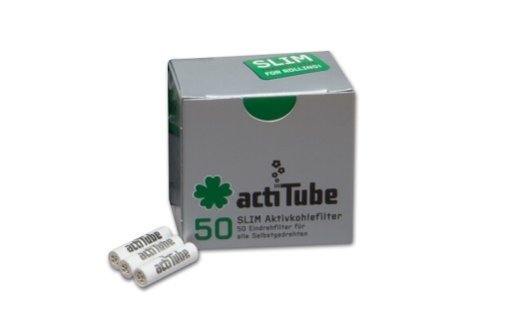 ActiTube Slim 7mm Aktivkohlefilter 50 Stück