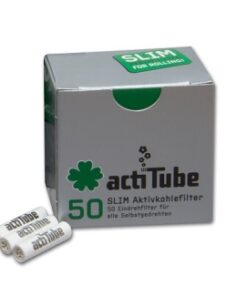 ActiTube Slim 7mm Aktivkohlefilter 50 Stück