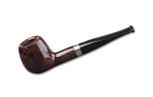 Pfeife SAVINELLI Riviera Apple braun 207 Zierring Sterling