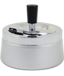 Schleuderascher Metall chrom/silber metallic Futur 11 cm Durchmesser