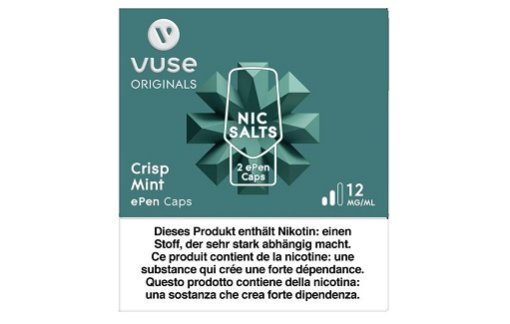 E-Kartusche VUSE ePen Crisp Mint Nic Salts 12mg 2 Caps