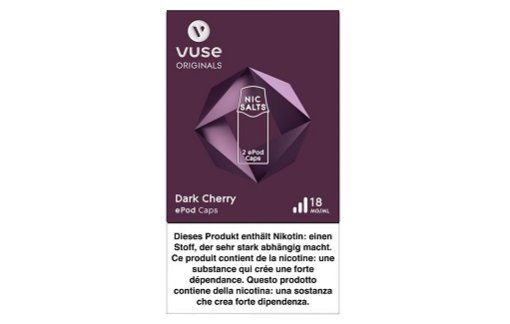 Vuse ePod Caps Dark Cherry 18mg