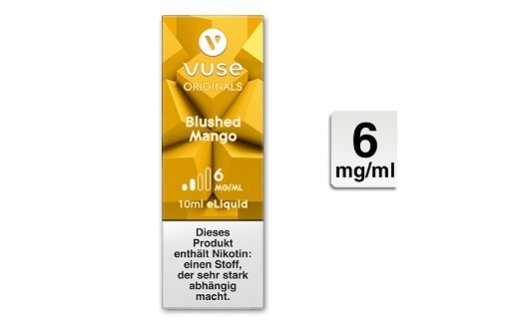 E-Liquid VUSE Bottle Blushed Mango 6mg