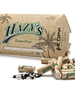 Hazy's 50 Roll Your Own Coconut & Meerschaum Filter 8mm (10x)