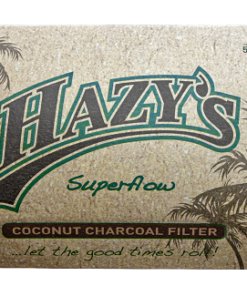 Hazy's 50 Roll Your Own Coconut Charcoal Filter 8mm (10x)