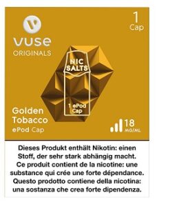 Vuse ePod Golden Tobacco 18mg