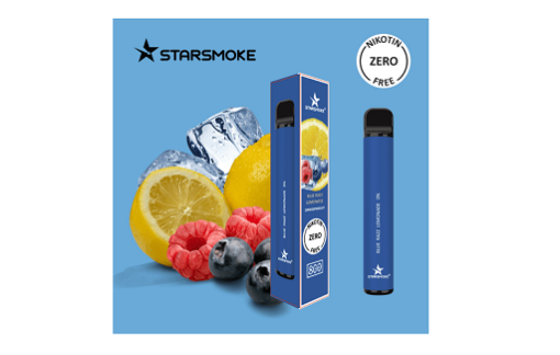 STARSMOKE Blue Razz Lemonade 800 Puffs ( Ohne Nikotin)
