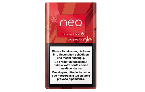 Glo Neo Scarlet Click 20 Sticks - E-Zigaretten