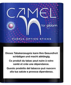 camel ploom x purple option sticks