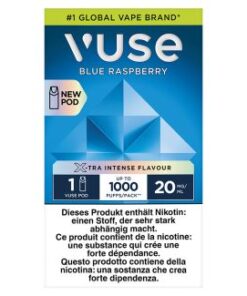 vuse pod blue raspberry 20mg