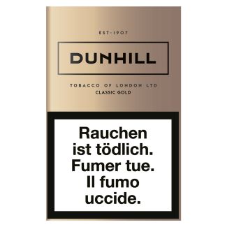 dunhill classic gold box